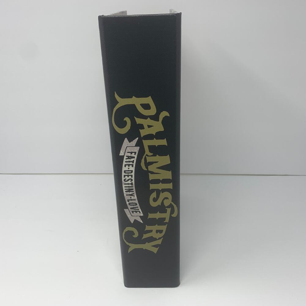 NWOT Halloween decor PALMISTRY spell book spellbook tabletop wood box - Picture 4 of 9